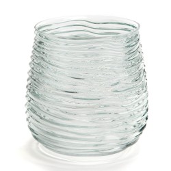 Vase strie mer rond 17 cm