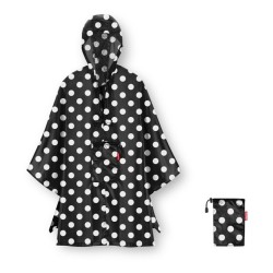 Mini Maxi Poncho Dots White