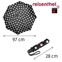 Parapluie Pocket Duomatic Dots White