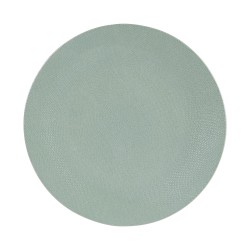 Assiette plate Vésuvio sauge 27 cm (lot de 6)