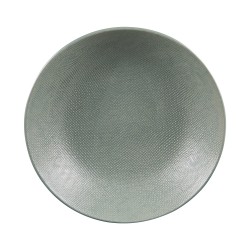 Grande assiette creuse Vésuvio sauge 25 cm (lot de 6)