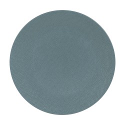 Assiette plate Vésuvio bleu...