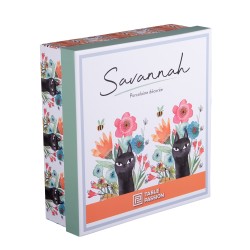 Coffret 4 mugs 35 cl Savannah