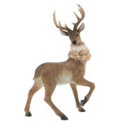 Biche fourrure marche 35 cm