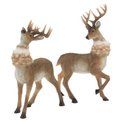 Biche fourrure pose 35 cm 