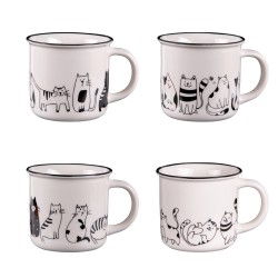 Coffret 4 mugs 35 cl Friends