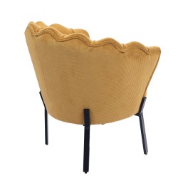 Fauteuil jaune Madeline