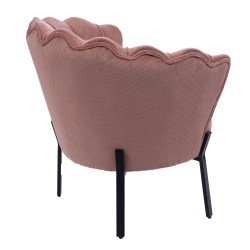 Fauteuil rose Madeline
