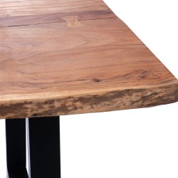 Table à manger 200 cm en bois d'acacia 