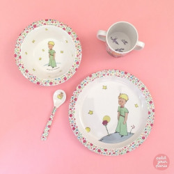 coffret cadeau 4 pièces le petit prince  rose