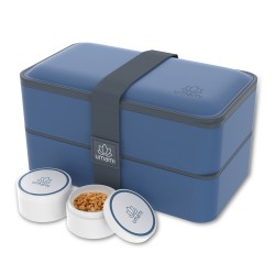 Boîte Bento 1,2 l Denim Bleu