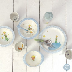 Set de 3 couverts le petit prince bleu 