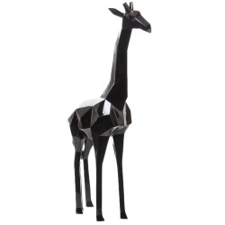 Girafe origami noir 140 cm