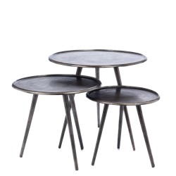 Set de 3 tables basse Roseline