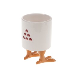 Cache pot Poule