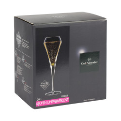 Flûte champagne effervescent Open up 20 cl (lot de 6)