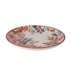 Assiette à dessert Pink Flor 21 cm (lot de 6)