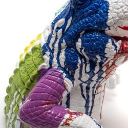 Crocodile en attaque Trash blanc