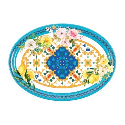 Plateau ovale Flower&Lemon...