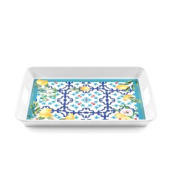 Plateau rectangle Flower&Lemon 47,7x34x5,3 cm