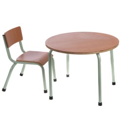 Chaise écolier Amande (lot de 2)