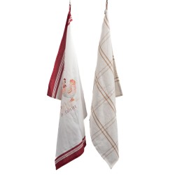 Lot de 2 torchons Simone 