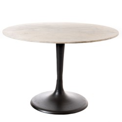 Table à manger rond en marbre