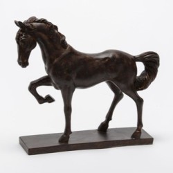 Cheval au trot 24 cm