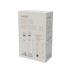 Pack de 2 bouteilles blanche 1L