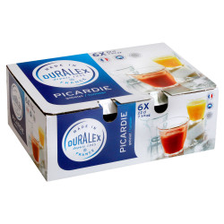 Boite de 6 gobelets Picardie 20 cl