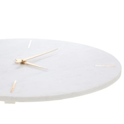 Horloge ovale Marbre blanc 52 cm