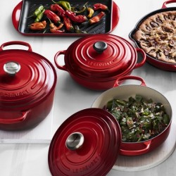 Cocotte ronde signature 24cm cerise
