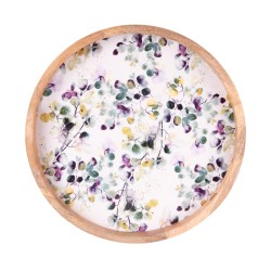 Set de 2 plateaux ronds Garden 35 et 40 cm