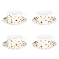 Coffret 4 tasses à thé avec...