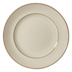 Assiette plate Rondo moka 28 cm (lot de 6)