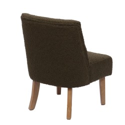 Fauteuil Dag bouclette kaki (lot de 2)