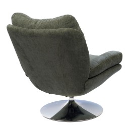 Fauteuil Magnum vert chrome