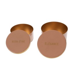 Set de boîtes Elégance ronde 