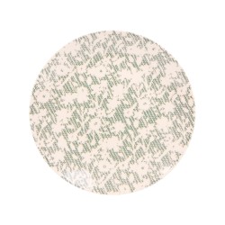Assiette plate Léa verte 27 cm (lot de 6)