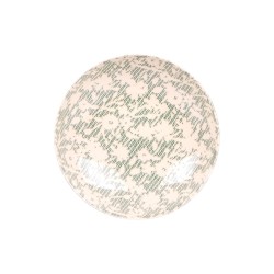 Assiette creuse Léa verte 22 cm (lot de 6)