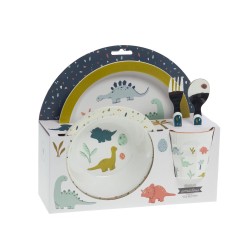 Coffret déjeuner 5 pièces Roméo le Dino