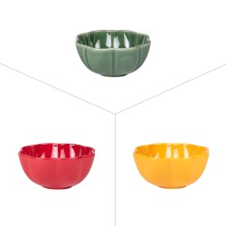 Coupelle poivron 12,5 cm (lot de 3)