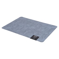 Set de table fabrik rectangulaire gris bleu 44.5x33 cm (lot de 2)