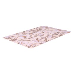 Set de table magnolias rectangulaire marron 44.5x33 cm (lot de 2)