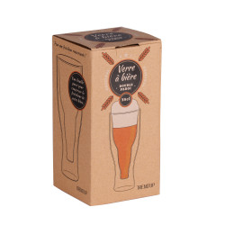 Coffret special Verre à bière double - paroi 35 cl