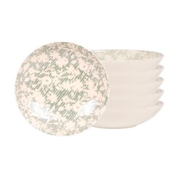 Assiette creuse Léa verte...
