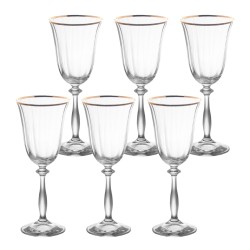 Boîte de 6 verres à pied...