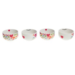Coffret de 4 mini bols Amor