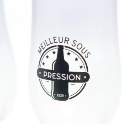 Planche à bière 4 verres pression