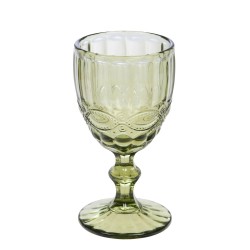 Boîte de 6 verres à pied vert